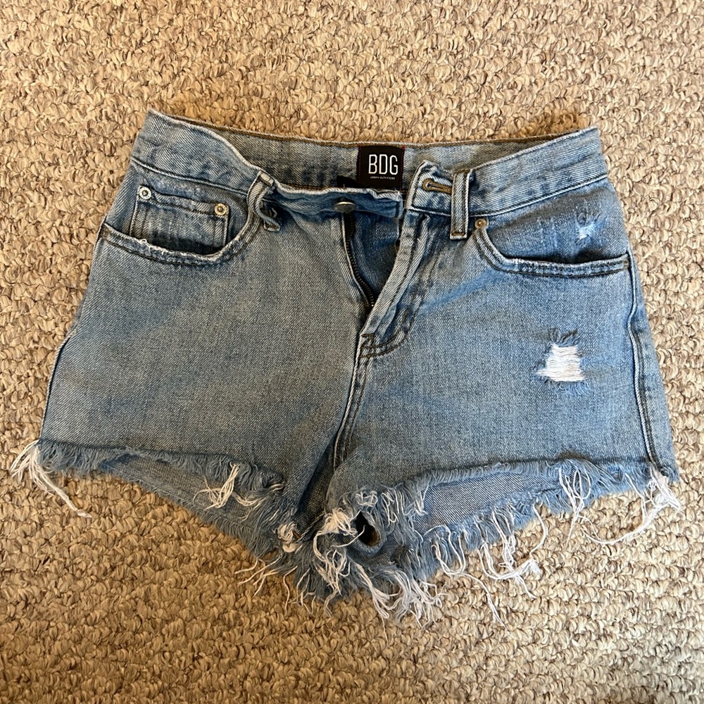 Denim shorts
